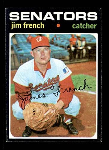 1971 Topps 399 Jim francia Washington Senators (Baseball Kártya) NM Szenátorok