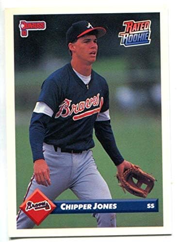 Chipper Jones 1993 Donruss Névleges Újonc Kártya 721 - Baseball Asztalon Kezdő Lapot