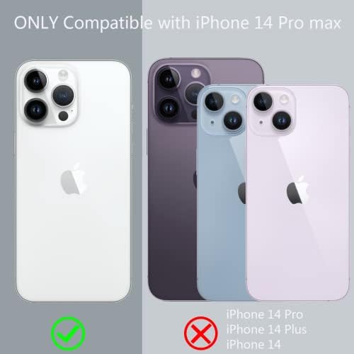 Fingic Kompatibilis az iPhone 14 Pro Max Esetben Pénztárca, Rózsa Arany Márvány 9 Kártya Tartóját PU Bőr