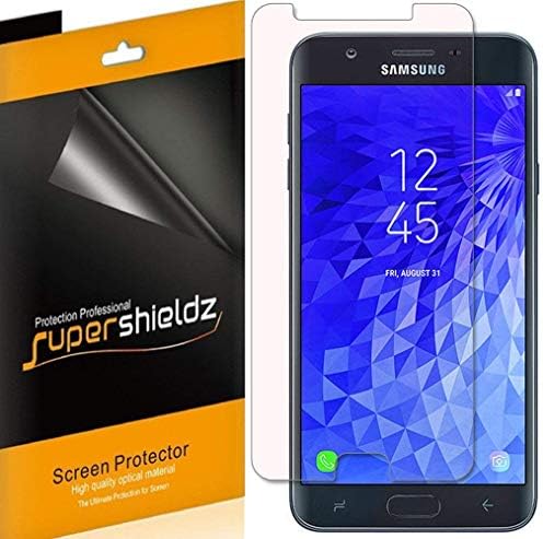 (6 darab) Supershieldz Célja a Samsung (Galaxy J7 Korona) képernyővédő fólia, Nagy Felbontású Clear Pajzs