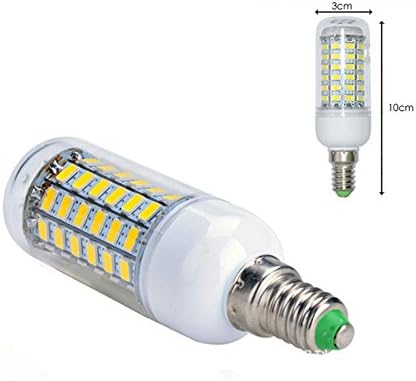 ShuoHui 4X E14 69 SMD 5730 LED-es Energiatakarékos Kukorica Izzó Lámpa 220V 10W Meleg Fehér