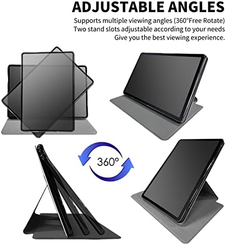 Tok Samsung Galaxy Tab A7 Lite 8.7 hüvelyk 2021(SM-T220/T225),PU Bőr 360 Fokos Forgatható Okos Állni,
