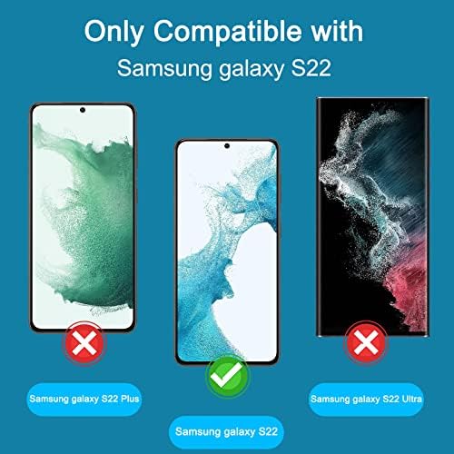 [2+2 Csomag] LYWHL Samsung Galaxy S22 Privacy Screen Protector Anti-Spy [Támogatást Ujjlenyomat-AZONOSÍTÓ]