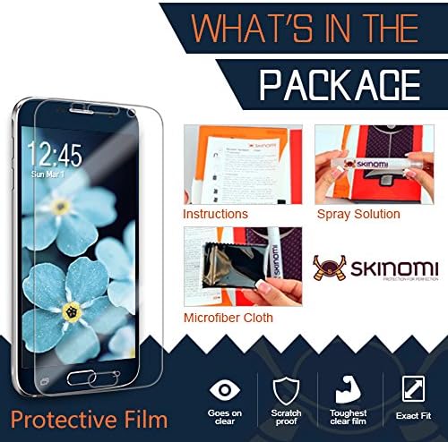 Skinomi Teljes Test Bőr Védő Kompatibilis Fitbit Luxe (3 Csomag)(képernyővédő fólia + hátlap) TechSkin