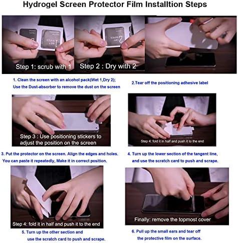 YiiLoxo Hidrogél Film Privacy Screen Protector Kompatibilis az iPhone 14 Pro Max [Anti-Spy] Nagy érzékenységű
