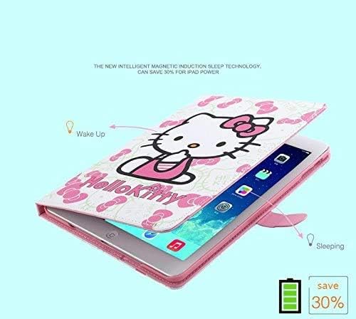 Az új iPad 7. 8. 9. Generációs Esetben (10.2-es,2019 2020 2021 Kiadások), Hello Kitty 360 Védelem Multi-Angle