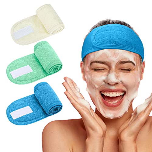 LADES Facial Spa Fejpánt - Smink zuhanysarok Wrap Sport Fejpánt bársonyból Állítható Szakaszon Törölközőt