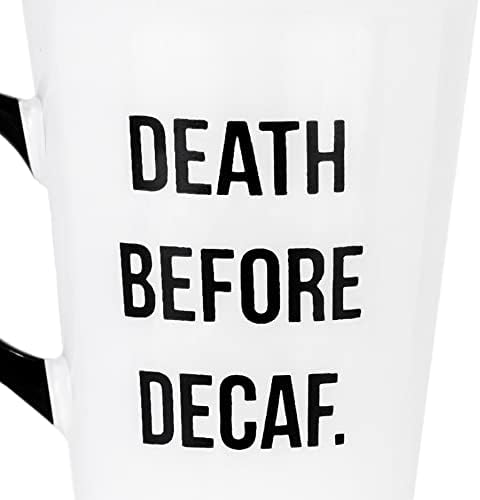 Amici Haza a Halál Előtt Koffeinmentes Bögre 5.5 L x 4.25 W x 5.5 H, 20 Grammos, A Kávét, Teát, vagy Bármilyen