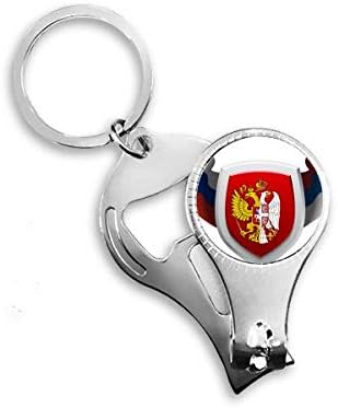 Szerbia Nemzeti Jelkép Ország Köröm Zimankó Gyűrű Kulcstartó Sörnyitó Clipper