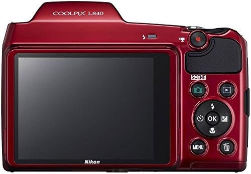 Nikon COOLPIX B500 16MP 40x Optikai Zoom Digitális Fényképezőgép Piros Csomag 16 gb-os Memóriakártya,