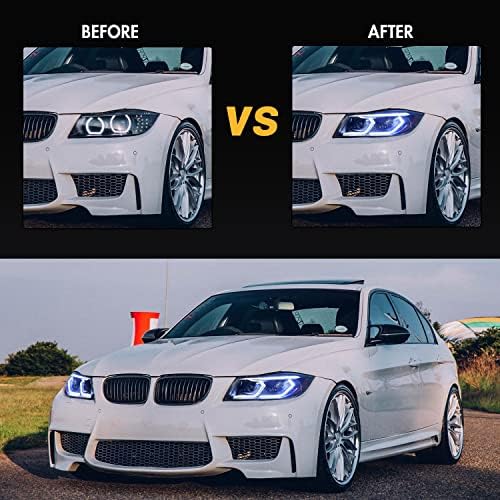 Új Fényszóró a 2005-2012 BMW E90 Fényszóró Xenon/Halogén Közgyűlés 3 Sorozat Tartozékok Frissített Stílusú