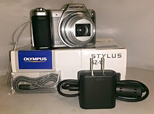 Olympus Stylus SZ-15 Digitális Fényképezőgép 24x Optikai Zoom, 3 Hüvelykes LCD, Ezüst