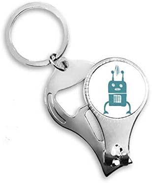 Univerzum Idegen Robot Art Deco Ajándék Divat Köröm Zimankó Gyűrű kulcstartó Sörnyitó Clipper