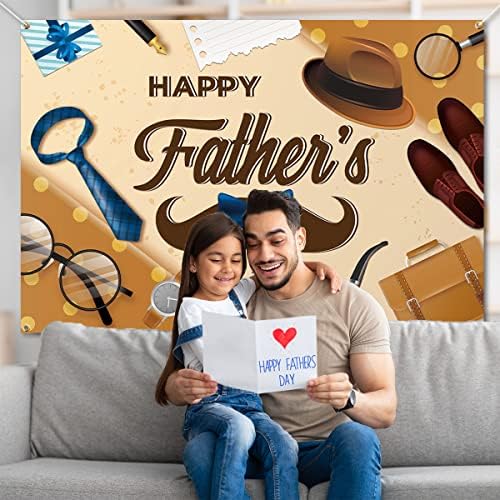Boldog Apák Napja Háttérben - Barna apák Napja Banner Nyakkendő Táska apák Napja Fotózás Háttér Szeretlek