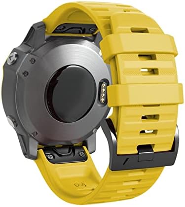 NIBYQ 26 22mm Quick Fit Watchband A Garmin Fenix 7 7X 6X 6Pro Watch Szilikon Easy Fit Csukló Heveder Zenekar