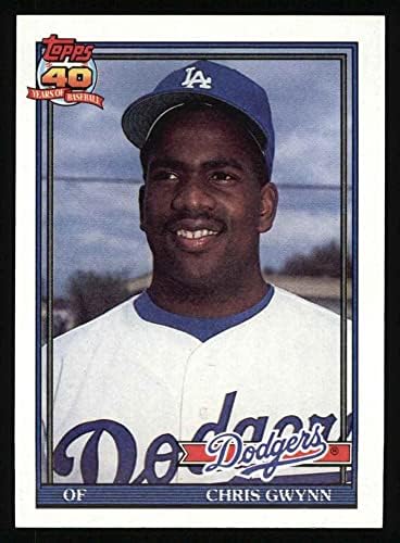 1991 Topps 99 Chris G. Los Angeles Dodgers (Baseball Kártya) NM/MT Dodgers