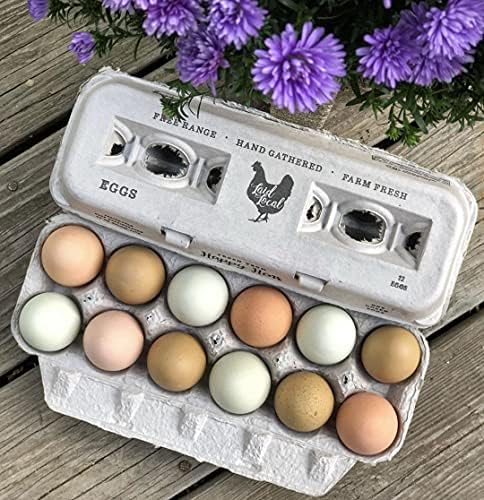 25 tojástartók - Imádnivaló Nyomtatott Vintage Design, a főtt Tojással, Újrahasznosított Papír, Karton,