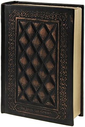 Vintage Retro Dombornyomott Bőr, Arany, Kemény Borító Biblia Notebook Személyes Napló Bronz Keménytáblás